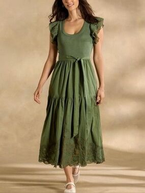 Sundance Living Madera Mixed-Media Dress